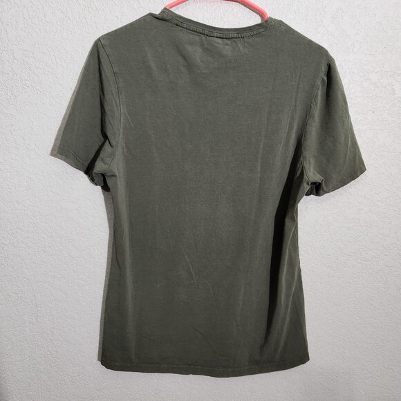 Gymshark Shirt Mens Medium Green Crewneck Short Sleeve Athletic Training Tee - Picture 7 of 16